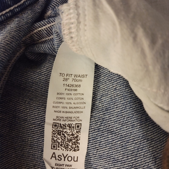 Size 28 blue jeans - Picture 5 of 5